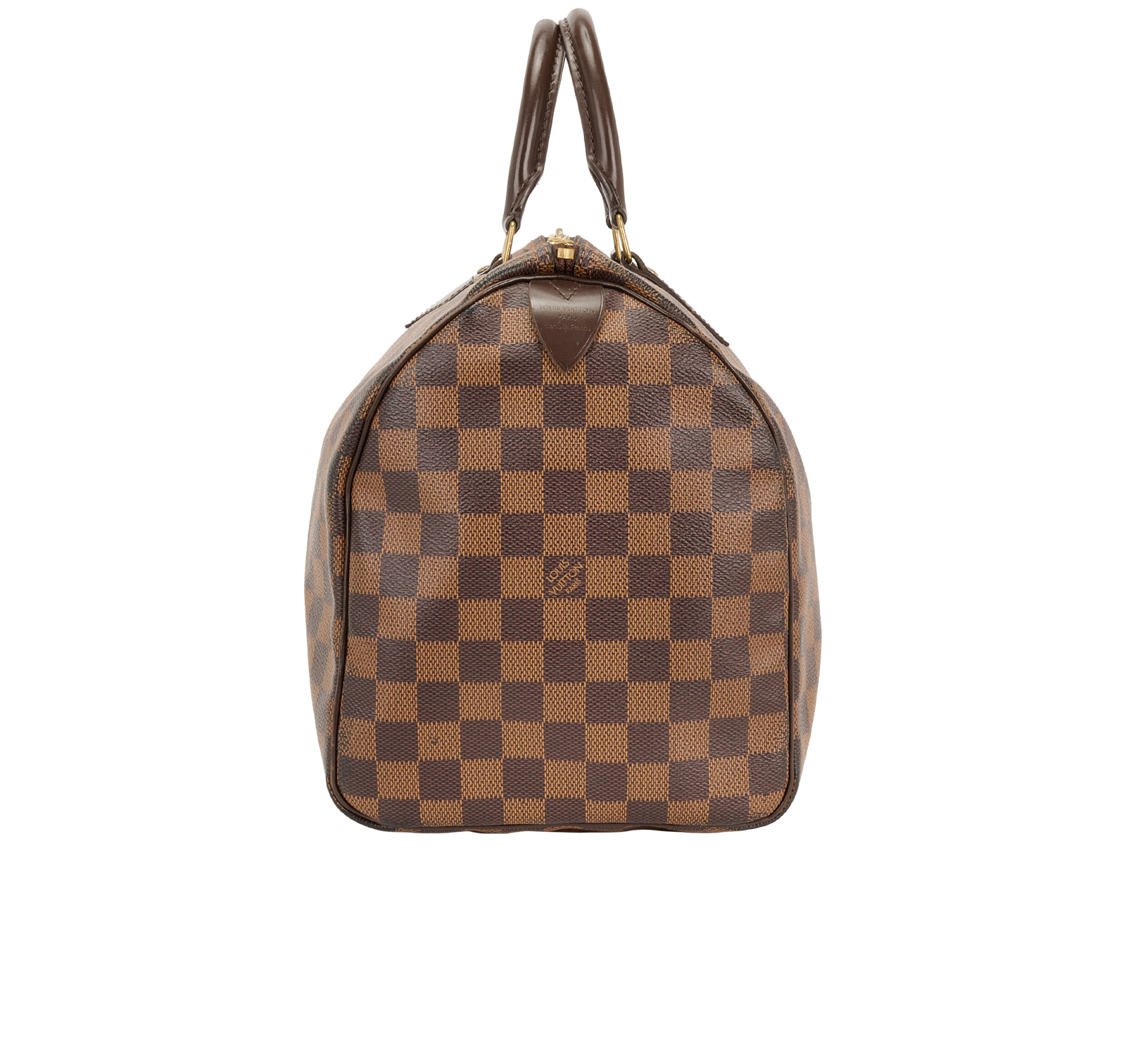 Speedy 30, &pound;695, Handbags, Black/Brown, Canvas, Side view